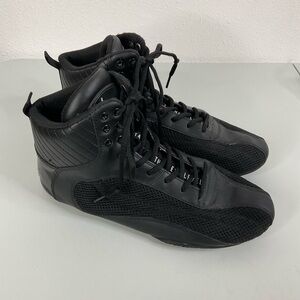 Ryderwear Men’s All‎ Black Wrestling Shoes Size 10